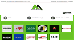 Desktop Screenshot of advantagemachineryonline.com