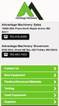 Mobile Screenshot of advantagemachineryonline.com